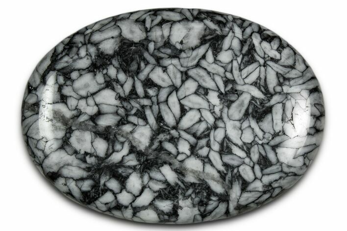 Polished Pinolite Palm Stone - Austria #343890